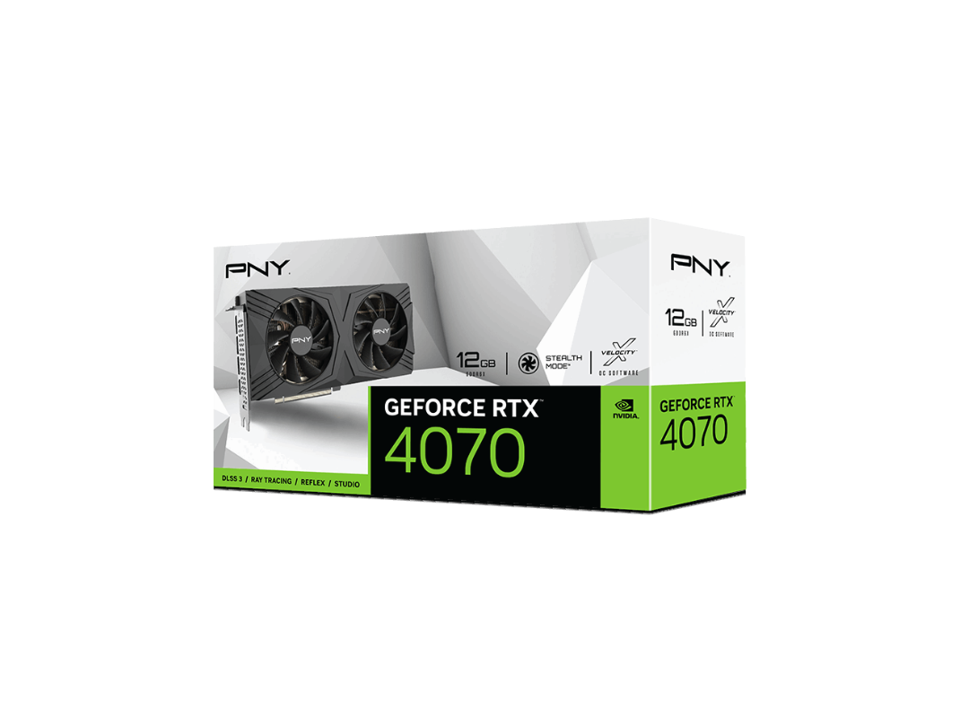 PNY GeForce RTX 4070 12GB VERTO Dual Fan DLSS 3 PNY GeForce RTX 4070 12GB VERTO Dual Fan DLSS 3